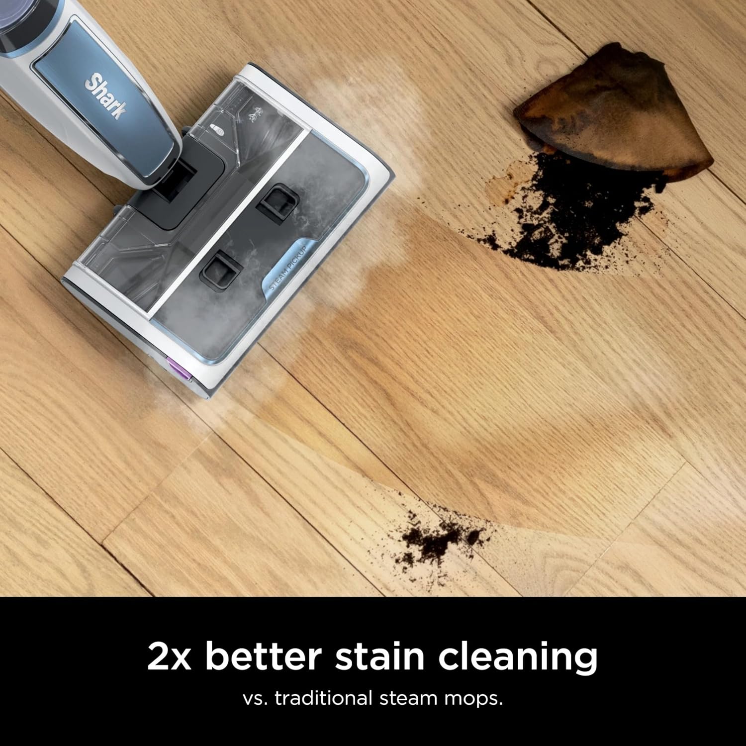 Shark SD200 Steam Pickup 3-in-1 Steam Mop Picks Up Debris